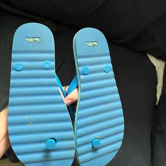NWOT CUTE COACH FLIP FLOPS SIZE 8 - Picture 4 of 5